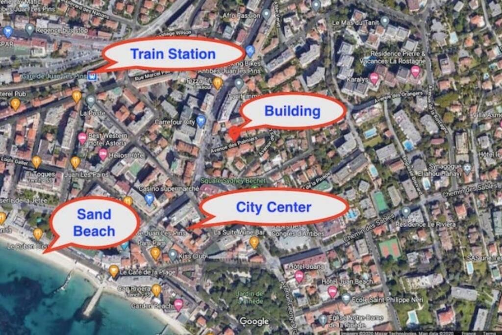 Coeur De Juan, Calme, 300M Plages - Easy Check-In Antibes Luaran gambar